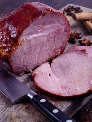 Ginger Ale Glazed Ham