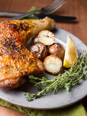 Quick Braised Chicken with Rosemary & Potatoes Thumbnail