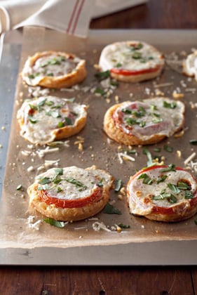 Bite-Size Tomato and Mozzarella Tarts Recipe