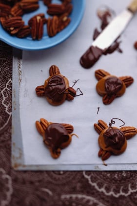 Chocolate and Caramel Turtles Recipe