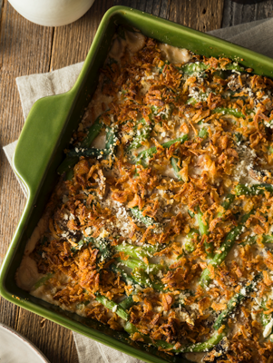 Paula Deen: Fresh Green Bean Casserole Recipe - Serves 6