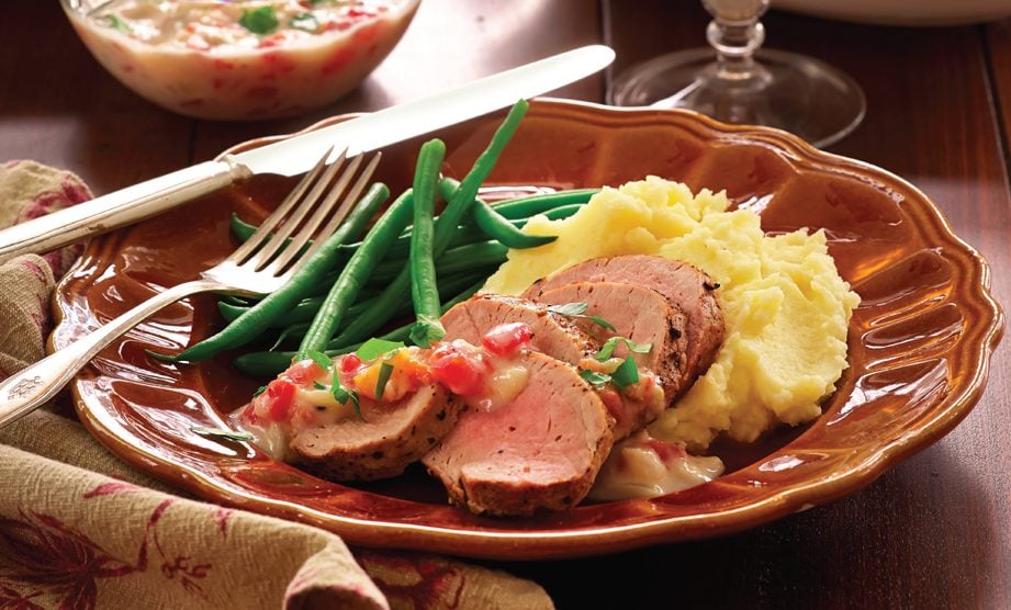 Paula Deen Cuts the Fat, 250 Favorite Recipes All Lightened Up, Exclusive: Pan-Seared Pork Loin with Tomato Gravy