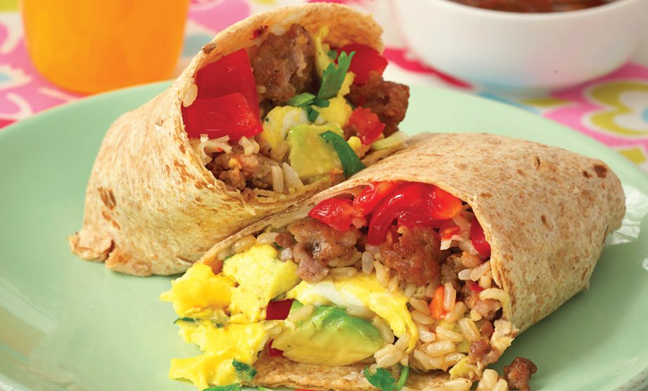 Paula Deen Cuts the Fat, 250 Favorite Recipes All Lightened Up, Exclusive: Breakfast Burrito