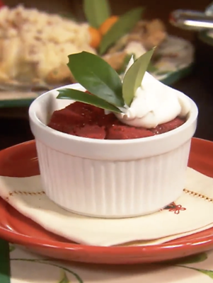 Red Velvet Bread Pudding