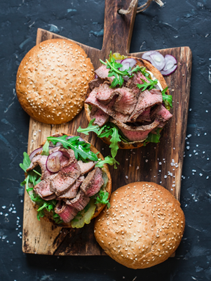 Flank Steak Burgers Recipe