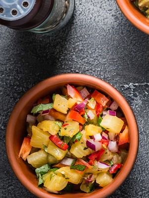 Jamie's Fire-Roasted Pineapple Salsa Thumbnail