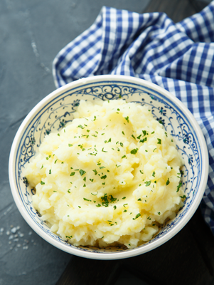 healthy garlic mashed potatoes recipe