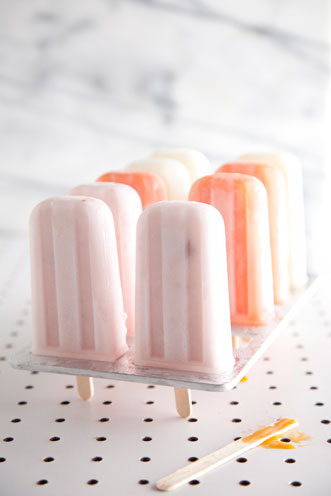 Frozen Raspberry Yogurt Pops Thumbnail