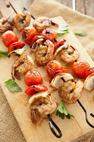 Jerk Shrimp Kebabs Recipe
