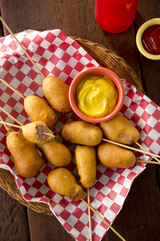 Homemade Mini Corn Dogs Thumbnail