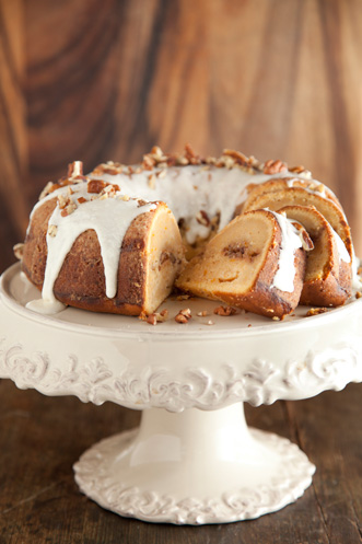 Cinnamon Ripple Sweet Potato Cake Recipe