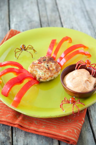 Crunchy Crab Cake Spiders Recipe