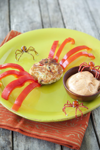 Crunchy Crab Cake Spiders Recipe