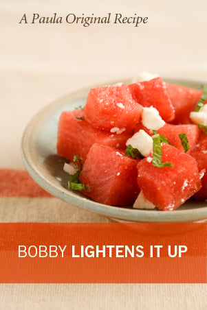 Lighter Watermelon Salad With Feta and Mint Thumbnail