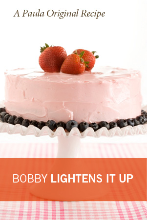 Bobby's Lighter Simply Delicious Strawberry Cake Thumbnail