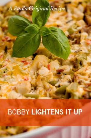 Bobby’s Lighter Chicken and Rice Casserole Recipe