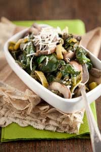 Buttery Spinach and Mushrooms Thumbnail