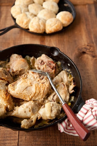 Smothered Chicken and Biscuits Thumbnail