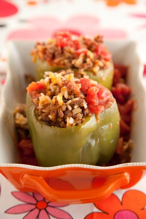 Slow Cooker Stuffed Green Peppers Thumbnail