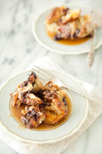 Chocolate Bread Pudding With Rum Toffee Sauce Thumbnail