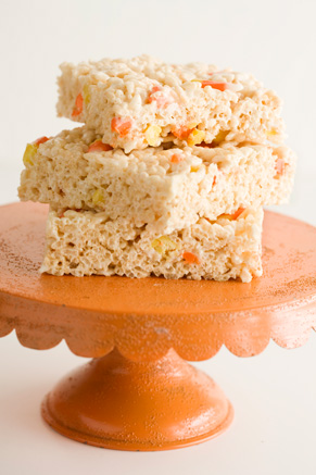 Crispy Rice Candy Corn Treats Recipe