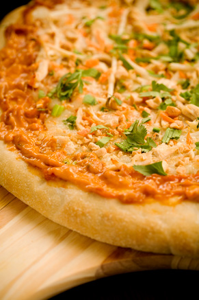 Fast and Furious Thai Chicken Pizza Thumbnail