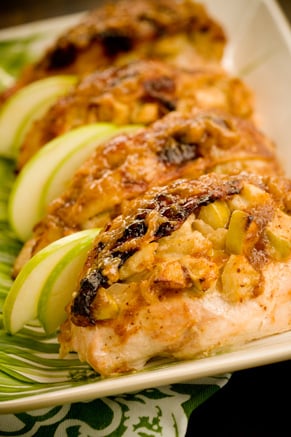 Moppin Chicken Stuffed with Brie and Apples Thumbnail