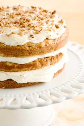 Banana Snack Cake (with cream cheese frosting) - Sweetest Menu