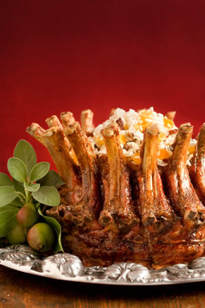 Pork Crown Roast with Stuffing Recipe