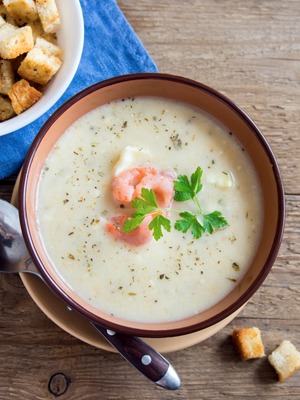 Creamy Shrimp Bisque • The View from Great Island