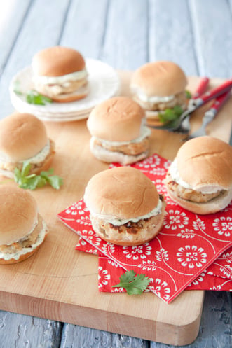 Scallop Burger Sliders with a Cilantro-Lime Mayo Thumbnail
