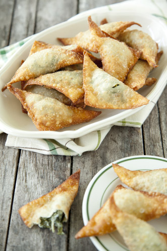 Fried Collard Green Wontons Recipe