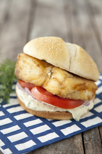 Fried Halibut Sandwich Recipe