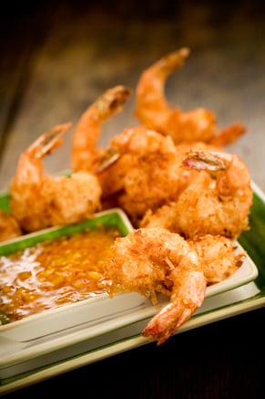 Coconut Fried Shrimp With Dipping Sauce Thumbnail