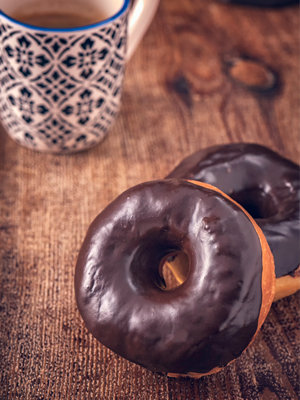 Chocolate-Dippy Doughnuts Recipe