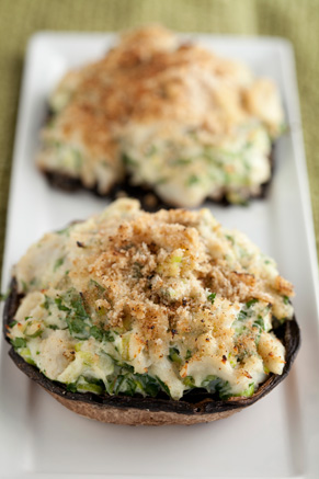 Snow Crab Stuffed Mushrooms Recipe