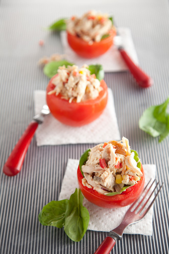 Tomatoes Stuffed With Chicken Salad Thumbnail