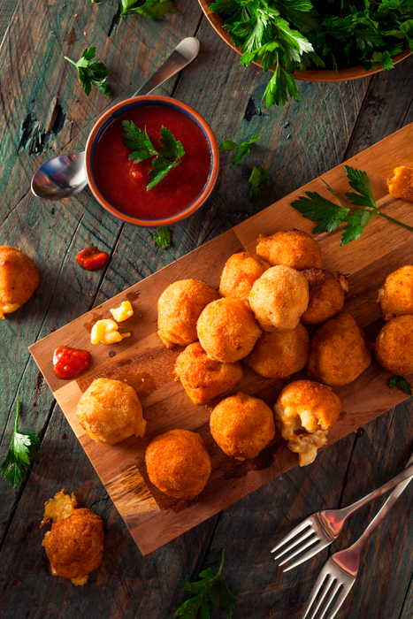 deep fried mac and cheese