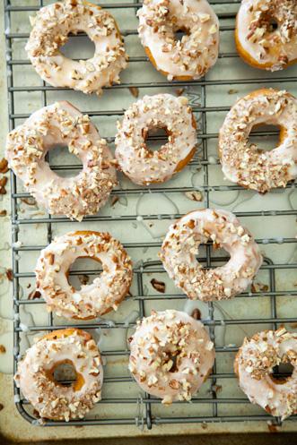 Sweet Potato Doughnuts with Maple Icing Recipe