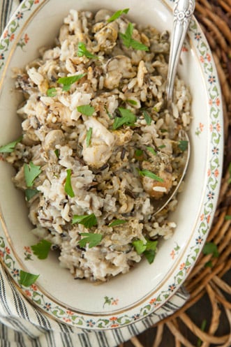 Wild Rice and Oyster Casserole Recipe