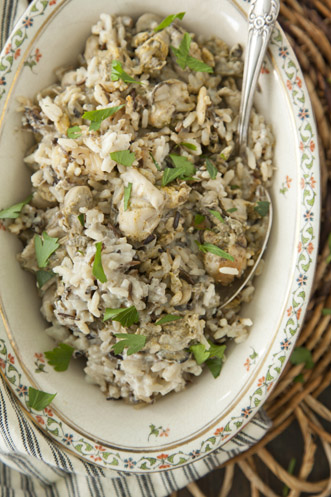 Wild Rice and Oyster Casserole Recipe