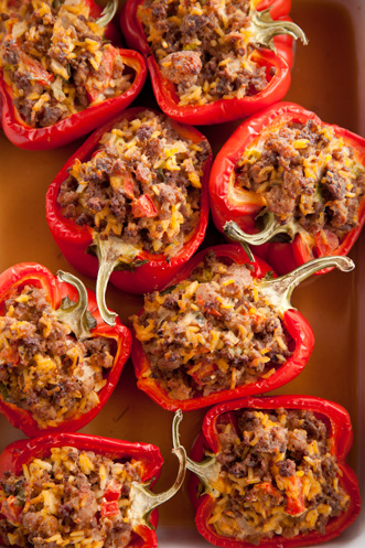 Stuffed Red Peppers Recipe