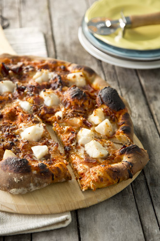 Scallop and Bacon Pizza Recipe