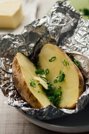 Baked Grilled Potato Recipe