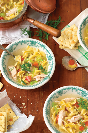 Paula Deen Cuts the Fat: Down-Home Chicken Noodle Soup Thumbnail