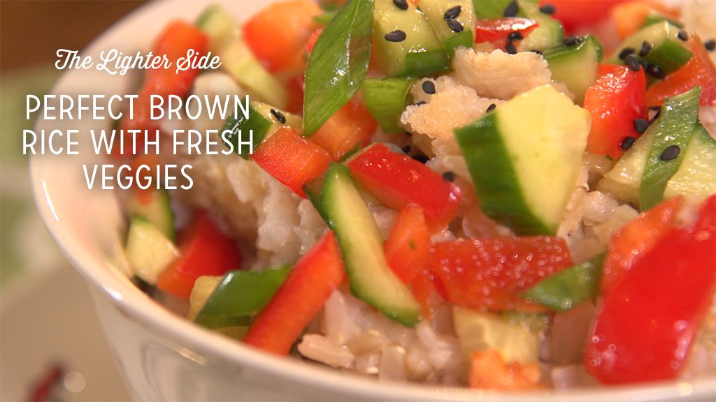 Perfect Brown Rice With Fresh Veggies Recipe