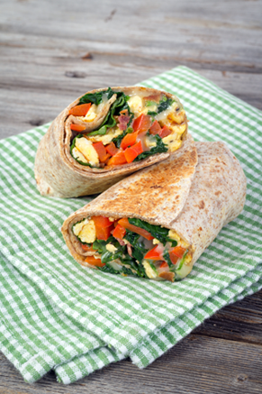 Olivia's Spinach and Egg Breakfast Burritos Thumbnail