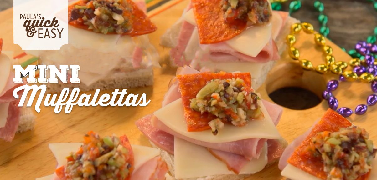 Mini Muffalettas and Olive Salad Recipe