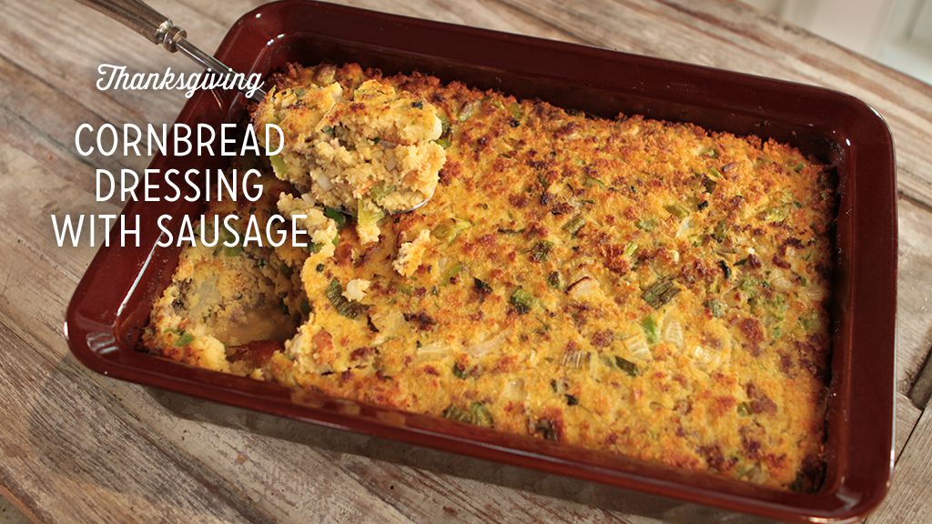 Cornbread Dressing with Sausage