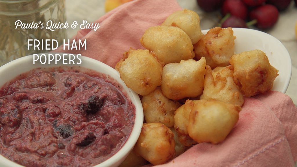 Fried Ham Poppers Recipe